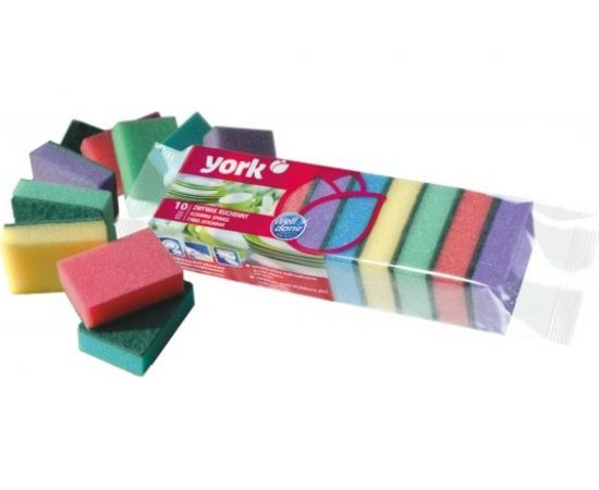 Кухонная губка YORK Джамбо 10 шт. 030030 