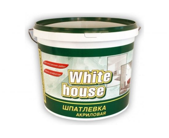 Шпатлевка White House акриловая финишная (выравнивающая; 18 кг) 14757 