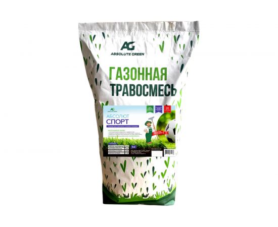 Газонная травосмесь ABSOLUTE GREEN Абсолют Спорт 5 кг 00000000337 