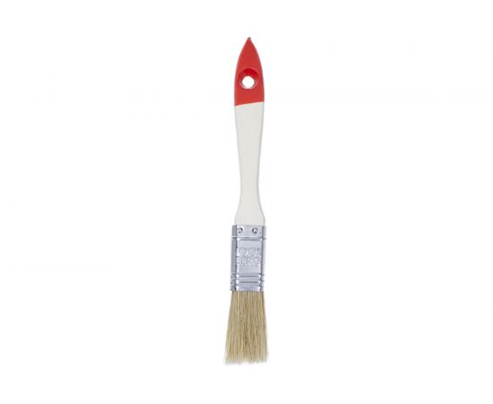 Плоская кисть Toolberg 3/4"", белая 0101000 