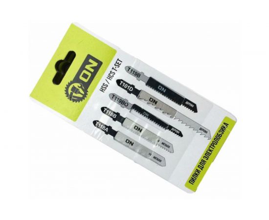 Набор пилок (5 шт; HSS-HCS T-SET) для электролобзика ON 15-04-007 