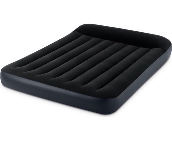 Надувной матрас с подголовником Intex Pillow Rest Classic Bed Fiber-Tech, 137х191х25см 64142 