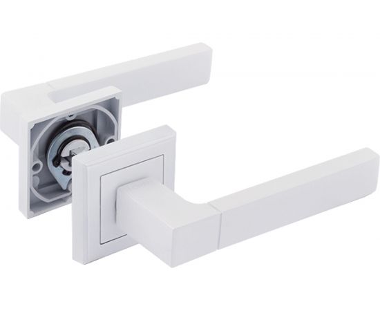 Дверная ручка НОРА-М 109К AL белый 17241 