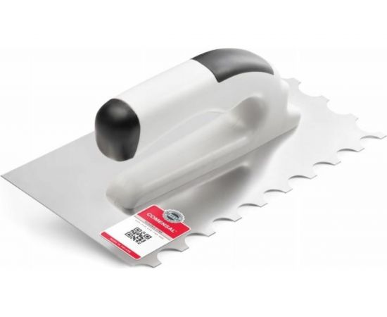 Гребёнка из нержавеющей стали COMENSAL ПРОФИ пластиковая ручка 130х270 зуб U 347-00 