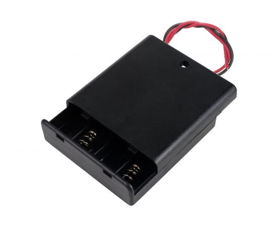 Батарейный отсек REXANT 4хАА с проводами, закрытый 16-0826-9 