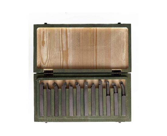 Набор токарных резцов по металлу 12 шт, 12x12 мм ООО ПЕТРО-ИНСТРУМЕНТ НРМ002x7396801 X7396801 