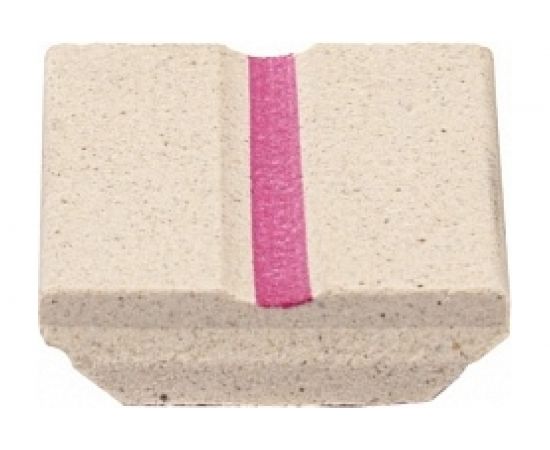 Керамическая подкладка трапециевидная КП-6К (27х600 мм; канавка 6 мм; скругленная) КЕДР 8019922 – изображение 2