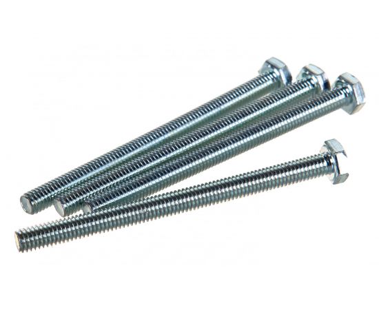 Болт с ШГ и полной резьбой ЕВРОПАРТНЕР DIN933 Zn 6х80 8шт. 2 0335 1 – изображение 2