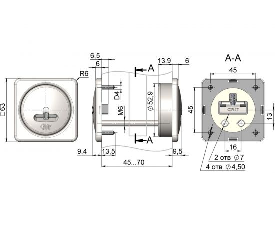 Броненакладка CRIT БнС-К17/12-Чб 05502 – изображение 2