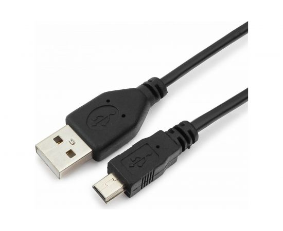 Кабель USB 2.0 Гарнизон GCC-USB2-AM5P-1M, AM/miniBM 5P, 1м, пакет – изображение 2