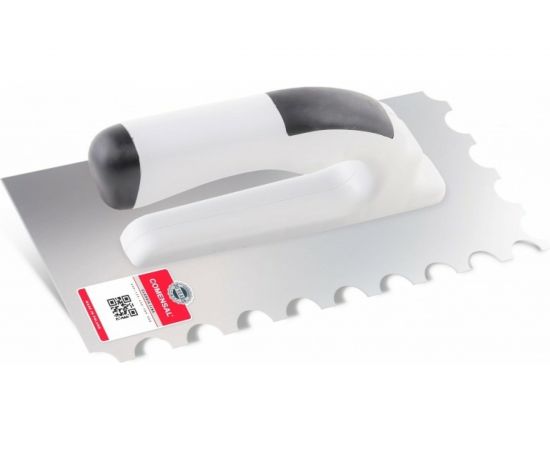 Гребёнка из нержавеющей стали COMENSAL ПРОФИ пластиковая ручка 130х270 зуб U 347-00 – изображение 2