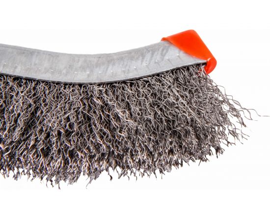 Щётка NORGAU с пластиковой рукояткой, стальная проволока 087602102 – изображение 2