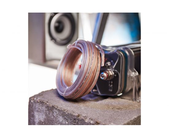 Акустический кабель REXANT 2х0,75 кв.мм прозрачный SILICON 01-6304-10 – изображение 2