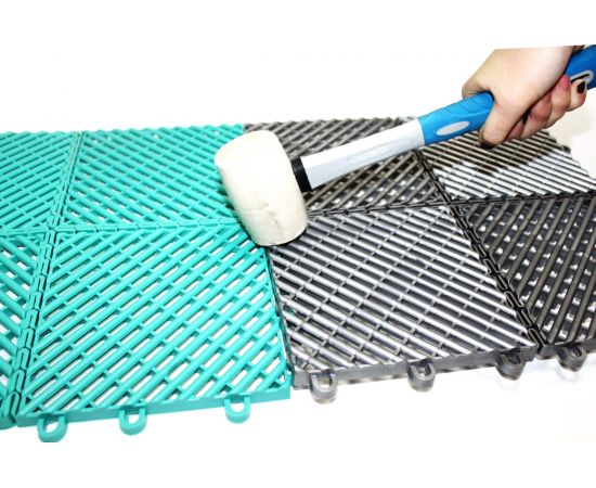 Модульное напольное покрытие ПластФактор City Ral 8025 в комплекте 9 шт. 4630027111647 – изображение 3