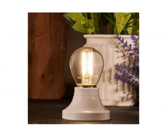 Филаментная лампа REXANT Шарик GL45 9.5 Вт 4000K E27 604-132 – изображение 3