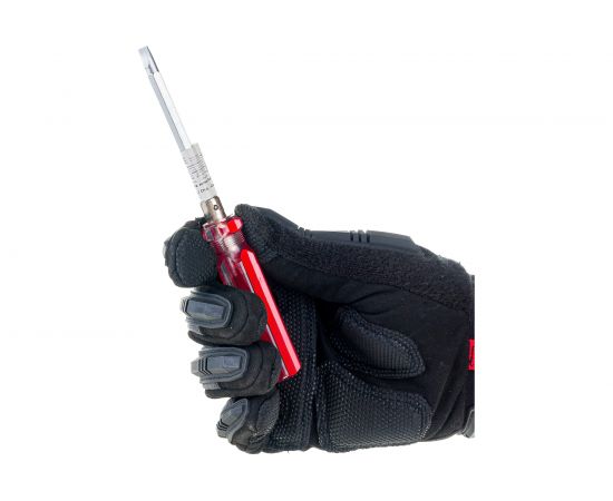 Отвертка с переставным жалом, пластиковая красная прозрачная ручка 6 х 70 мм PH2/SL6 КУРС 56210 – изображение 4