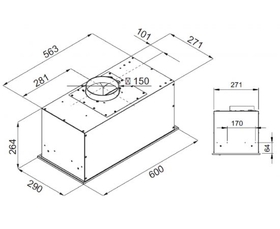 Вытяжка Kuppersberg IBOX 60 W 6132 – изображение 4