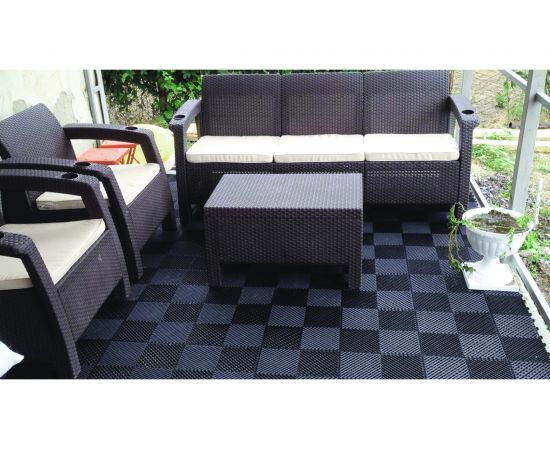 Модульное напольное покрытие ПластФактор City Ral 8025 в комплекте 9 шт. 4630027111647 – изображение 6