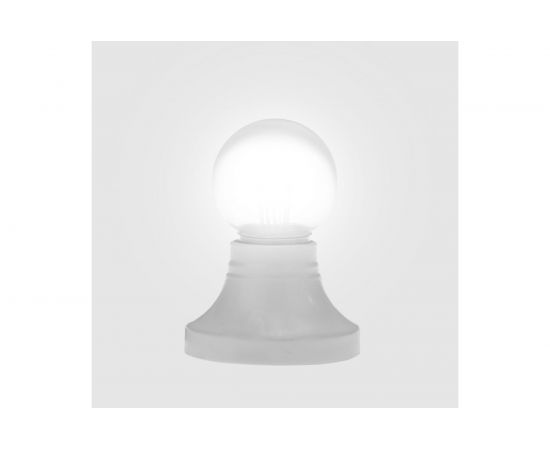 Светодиодная лампа-шар для украшения NEON-NIGHT диаметр 45 мм, цоколь e27, 6 LED, 1 Вт белая 405-125 – изображение 7