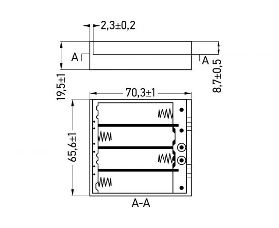 Батарейный отсек REXANT 4хАА с проводами, закрытый 16-0826-9 – изображение 10