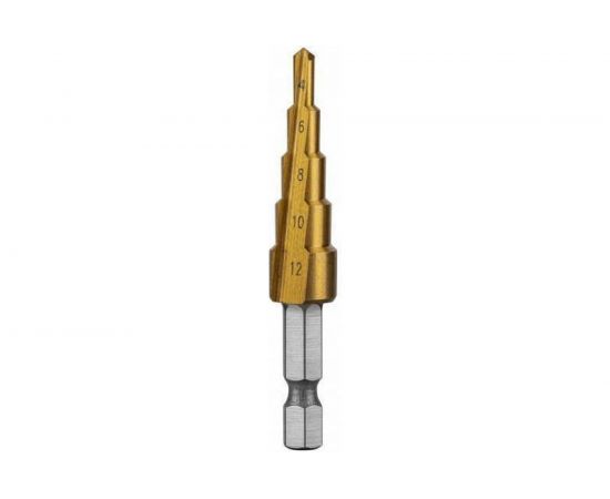 Сверло ступенчатое 4-12 мм HOEGERT TECHNIK HT6D321 