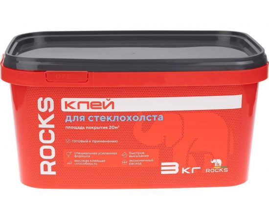 Клей для стеклохолста ROCKS 3 кг 019 