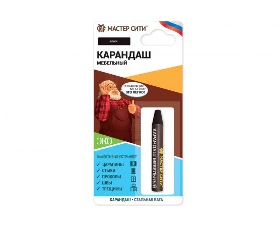 Мебельный карандаш Мастер Сити (блистер; венге) 2031307 