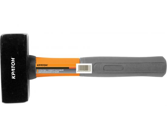 Кувалда фибергласовая обрезинная ручка 1,50 кг Кратон 2 15 02 002 