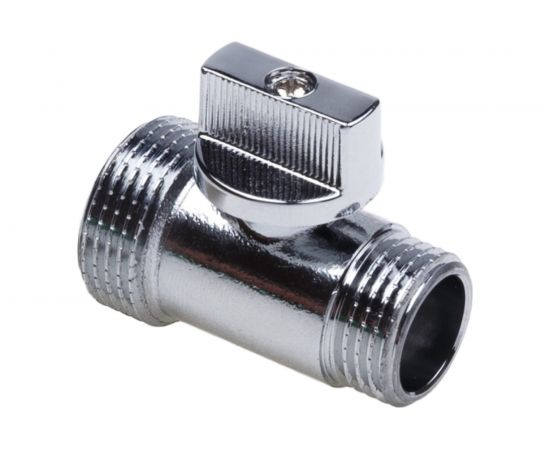 Шаровой кран AQUALINK мини хром нар-нар 1/2 -3/4 m Cr переходной 1322 