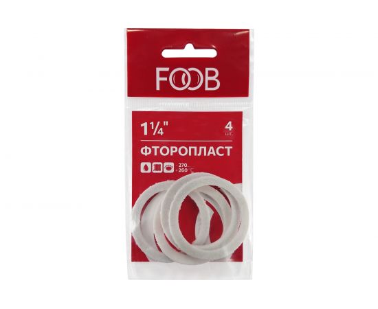 Набор прокладок из фторопласта FOOB 1 1/4 , 4 шт. F20.64.4 00-00002561 