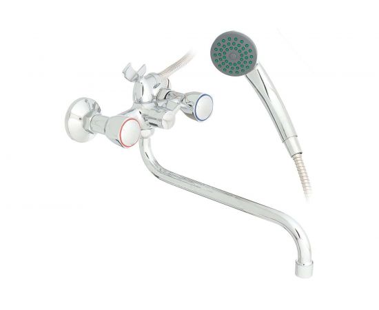 Смеситель для ванны и умывальника FRAP F2209-2 1/2 керамическая кран-букса, картриджный переключатель 512657 