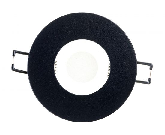 Встраиваемый влагозащищенный светильник ЭРА WR3 BK MR16/GU5.3, IP44, черный Б0054367 