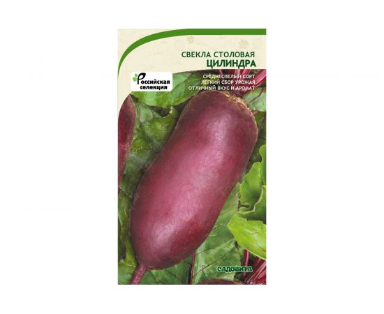 Семена САДОВИТА Свекла Цилиндра 2 г 00160651 – изображение 2