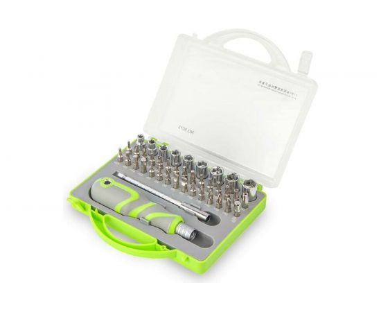 Отвертка с набором бит и торцевыми головками GOODKING 41 предмет O-10041 – изображение 2