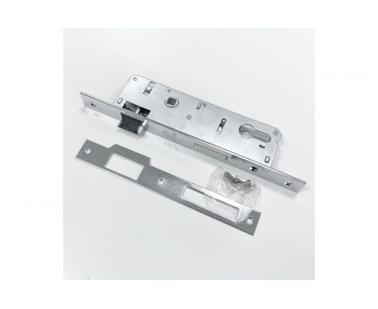 Врезной узкопрофильный замок под цилиндр VЕTTORE 153-25 CP, хром 20323 – изображение 2