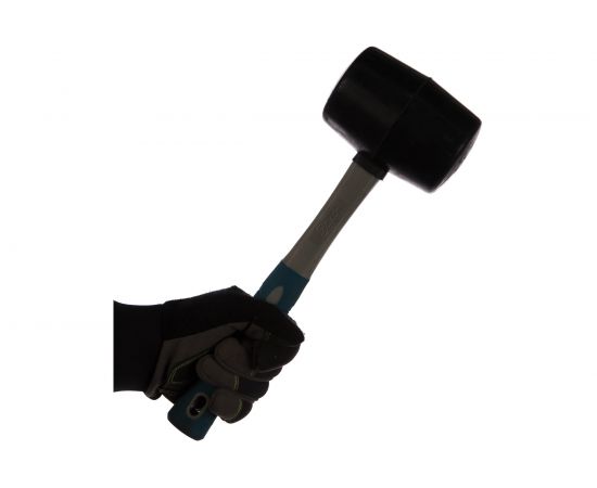 Резиновая киянка, фибергласовая рукоятка, 910 г РемоКолор 38-6-212 – изображение 2