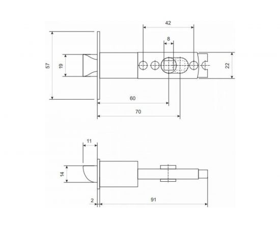 Защёлка Vanger 6072-05-BLM 31447 – изображение 2