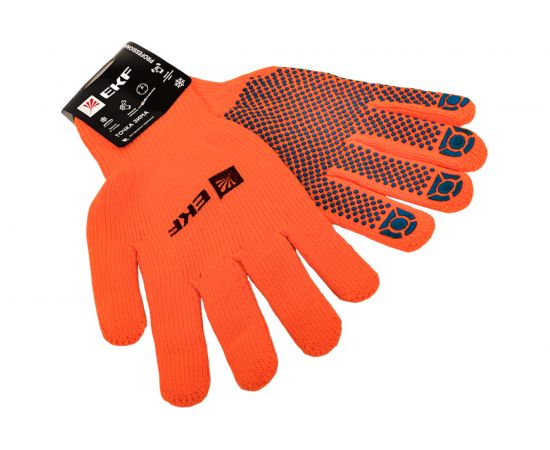 Рабочие утепленные перчатки EKF Professional ТОЧКА ЗИМА с ПВХ-покрытием 7 класс, 10 размер pe7ac-10-pro – изображение 2