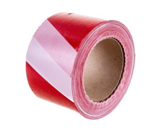 Оградительная сигнальная лента РемоКолор красно-белая, 75 мм х 150 м 49-7-204 – изображение 3