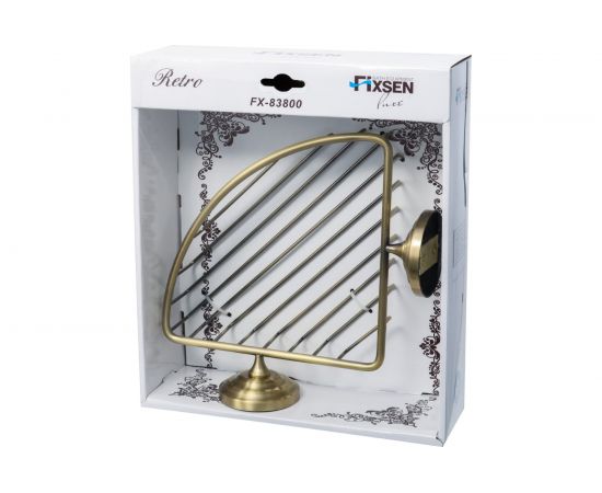 Угловая мыльница-решетка FIXSEN RETRO 83809B – изображение 3