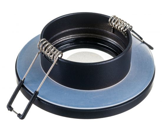 Встраиваемый влагозащищенный светильник ЭРА WR3 BK MR16/GU5.3, IP44, черный Б0054367 – изображение 3