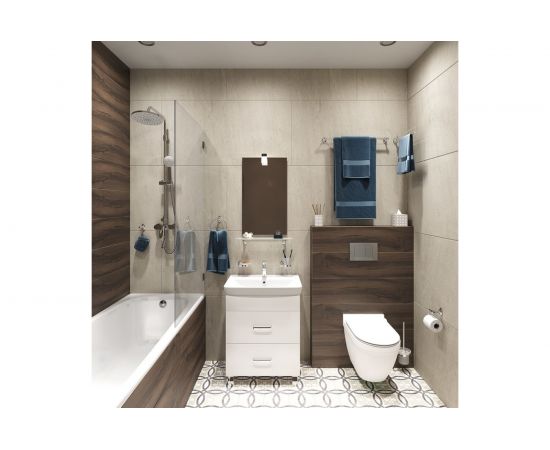 Одинарный полотенцесушитель, сплав металлов IDDIS Male MALSS10i49 – изображение 3