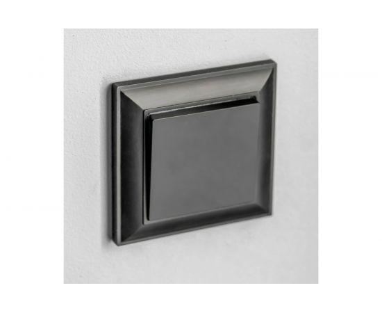 Перекрестный переключатель WERKEL одноклавишный черный матовый W1113008 a051611 – изображение 4