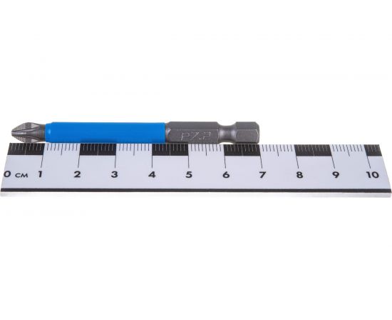 Бита магнитная Pozidrive (10 шт; 70 мм; PZ2; 1/4) МастерАлмаз 10501055 – изображение 4