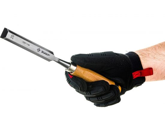 Стамеска-долото с деревянной ручкой, хромованадиевая, 20мм Зубр ЭКСПЕРТ 18096-20 – изображение 6