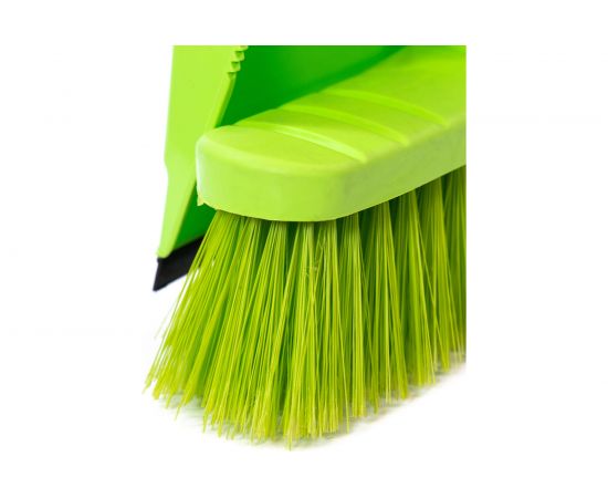 Набор для сухой уборки InLoran щетка с совком, ручка 110 см, салатовый MSO-104SL – изображение 6
