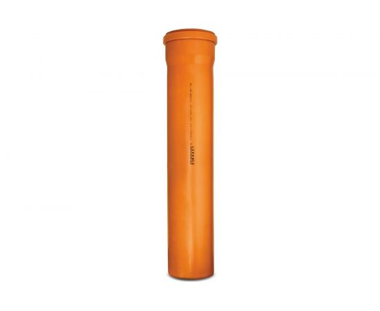 Труба со вспененным средним слоем ООО МультиМирПласт 110 рыжая, класс кольцевой жесткости SN2 ТР НК 3.2 110/2000 