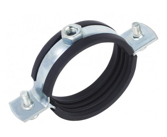 Трубный хомут КРЕП-КОМП нержавеющий 3 83-93 М10 304 2х25 миллиметр TR3М10SS52 