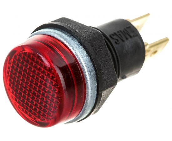 Сигнальная арматура Emas 14мм красная с лампой 24В S140NK2 