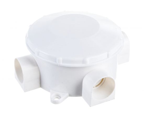 Распаячная коробка ЭРА KOR70353w открытой установки, трехрожковая, белая IP42 Б0052726 